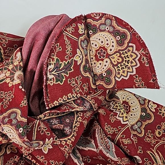 Vintage Women Sz L Paisley Y2K Art to Wear Grunge Pockets Shoulder Pads Jacket - Picture 5 of 12